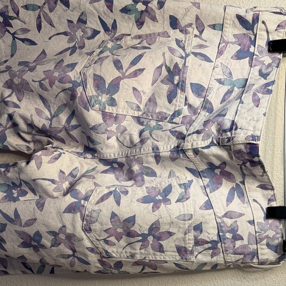 Isabel Marant floral jeans, and WBT, 100% stiff cotton EU size 42 - Picture 5 of 5